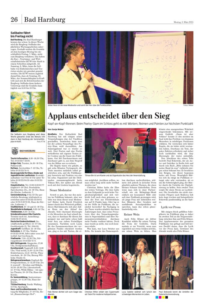thumbnail of VII. Slam im Schloß