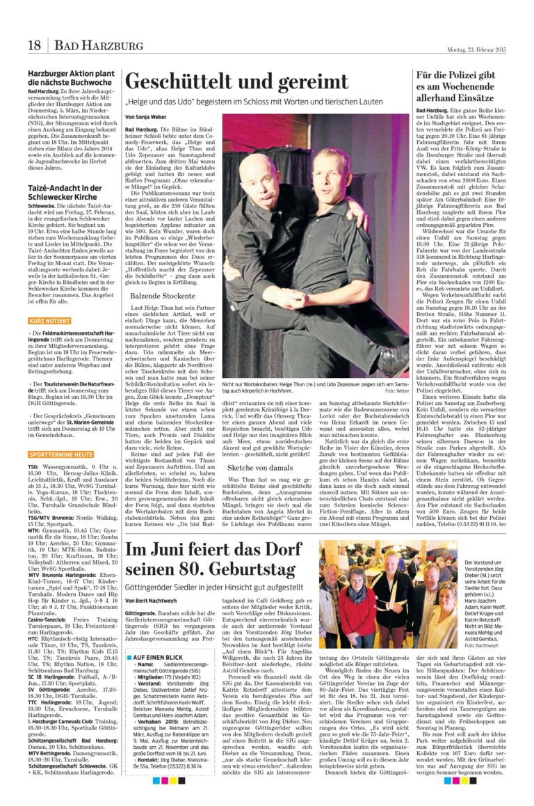 Helge und das Udo