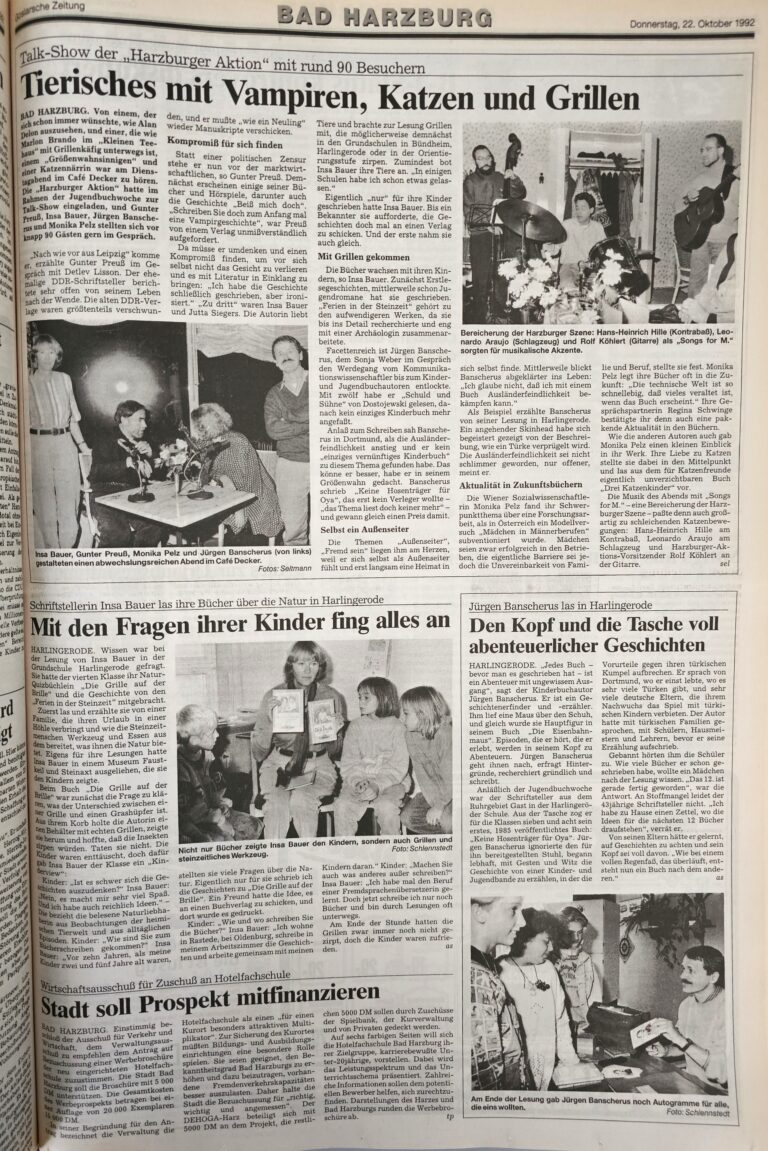 Harzburger Aktion: verschiedene Autoren