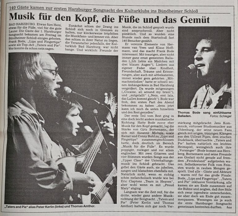 I. Harzburger Songnacht