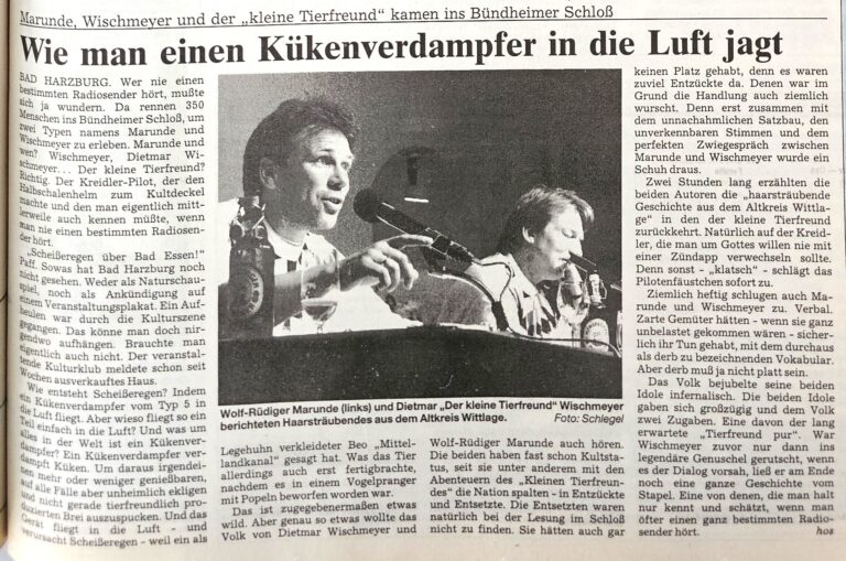 Wolf-Rüdiger Marunde und Dietmar Wischmeyer